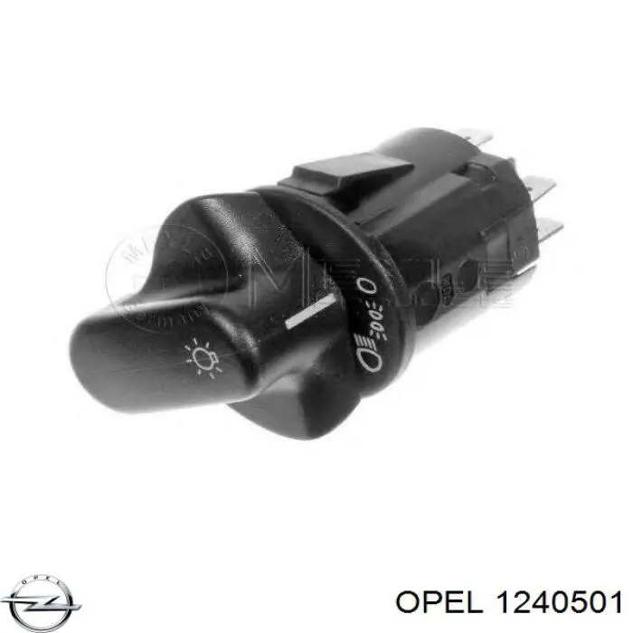 1240501 Opel Переключатели электрические (переключатель света центральный)