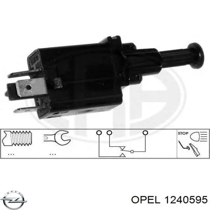 1240595 Opel датчик включения стопсигнала
