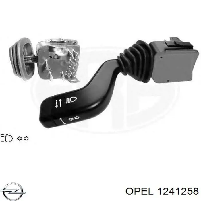 Купить 1241258 Opel Левый подрулевой переключатель