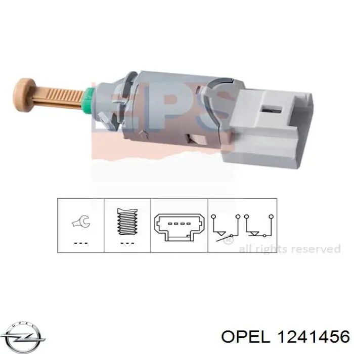 1241456 Opel датчик включения стопсигнала