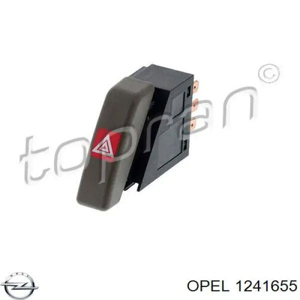 1241655 Opel кнопка включения аварийного сигнала