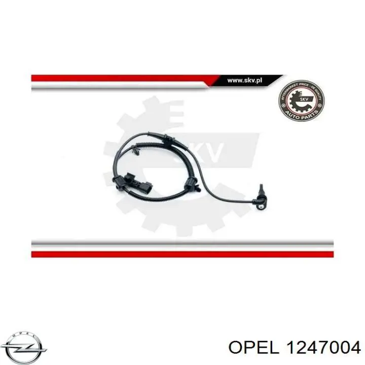 Датчик ABS передний Opel 1247004