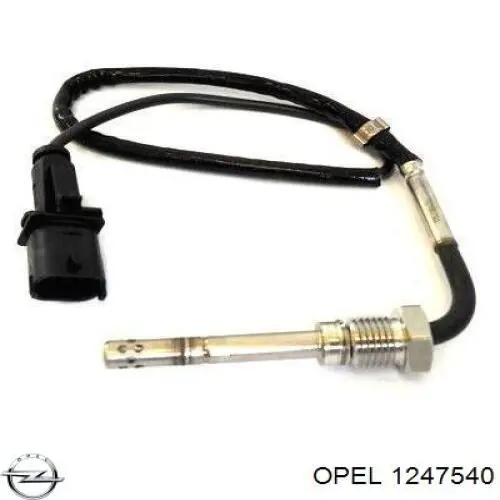 1247540 Opel sensor de temperatura dos gases de escape (ge, no catalisador)