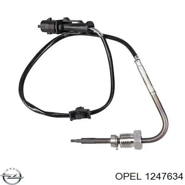 Датчик температуры выхлопных газов после сажевого фильтра Opel 1247634 цена, от 36.28 USD