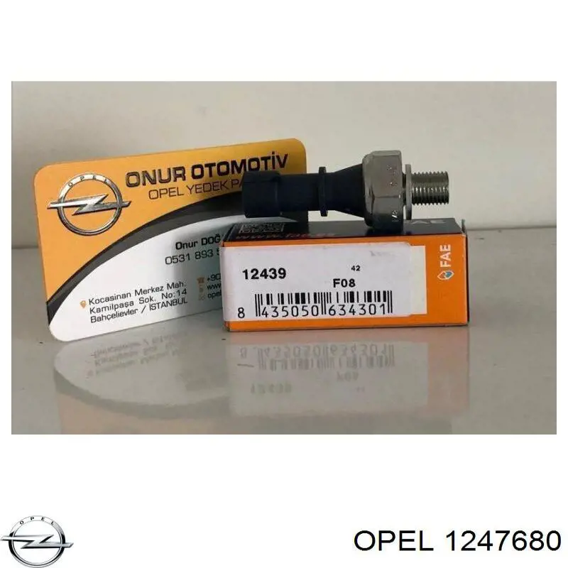 Купить 1247680 Opel Датчик давления масла