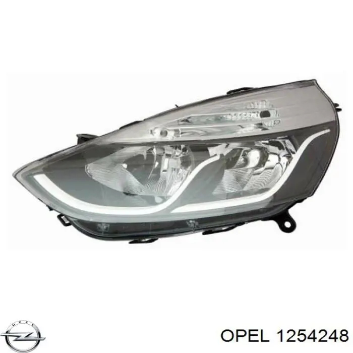 Купить 1254248 Opel Датчик указателя уровня топлива