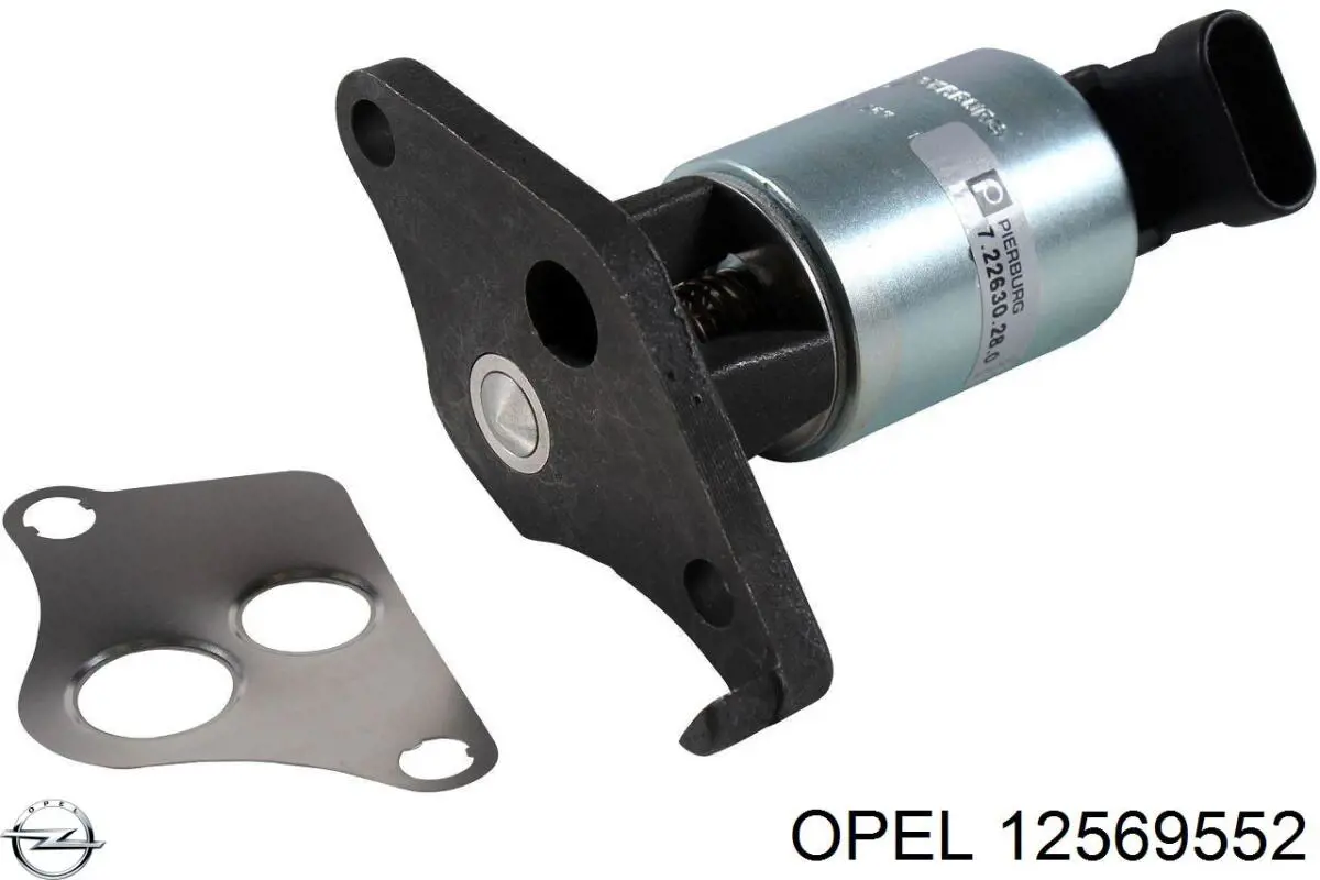 12569552 Opel válvula egr de recirculação dos gases