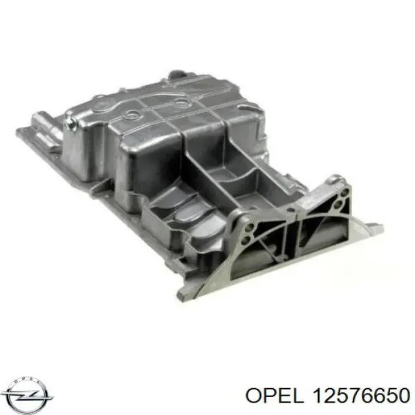 0652038 Opel panela de óleo de cárter do motor