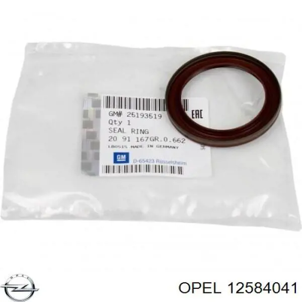 Сальник коленчатого вала Opel 12584041 цена, от 16.87 USD