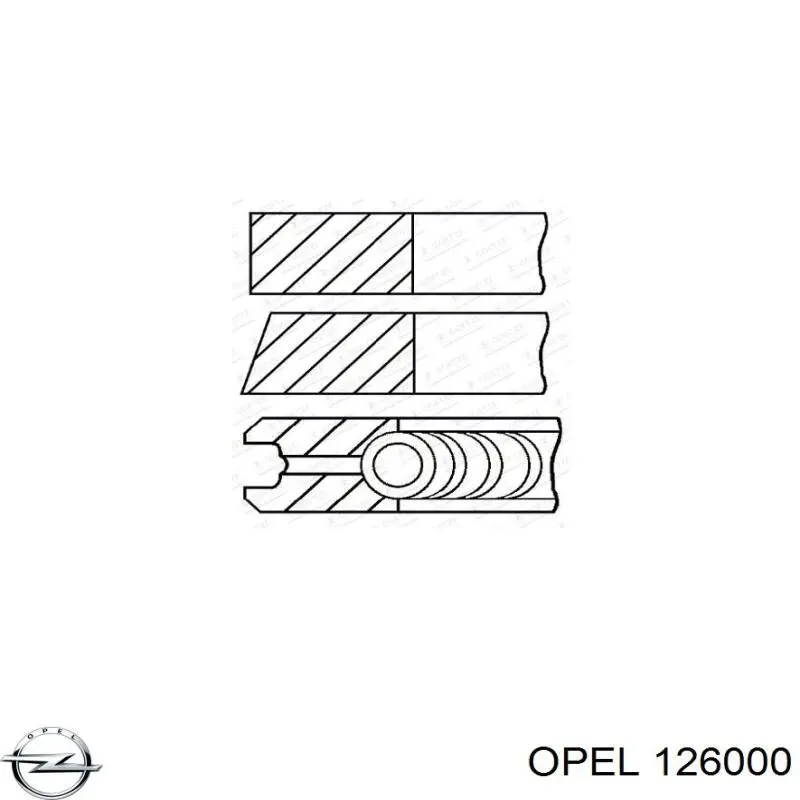 Дверь задняя (багажная 3/5-я (ляда) 126000 Opel