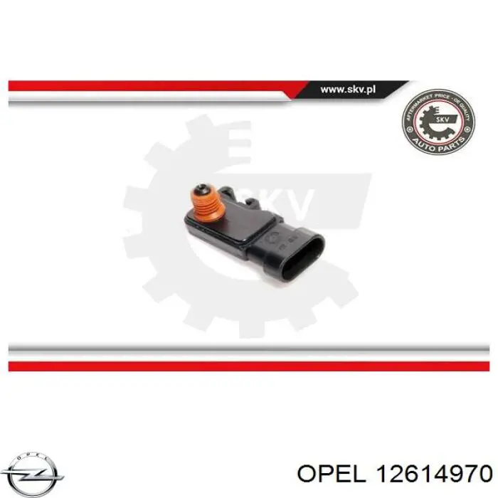 Купить 12614970 Opel Датчик MAP