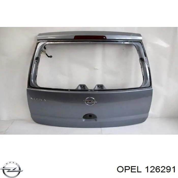 126291 Opel porta traseira (3ª/5ª porta-malas (tampa de alcapão)