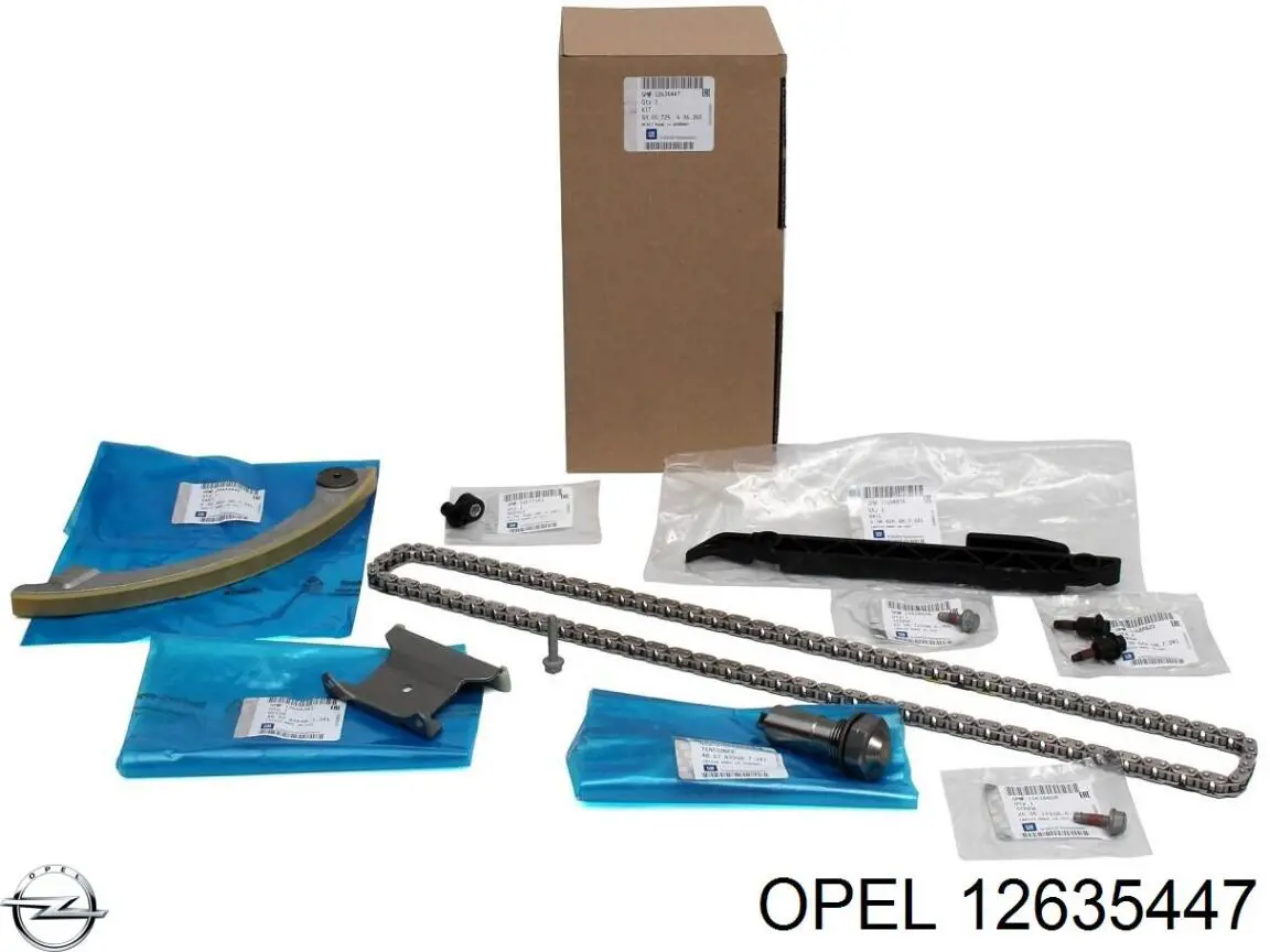 12635447 Opel correia do mecanismo de distribuição de gás, kit