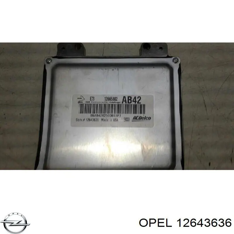 Блок управления двигателем 1247282 Opel