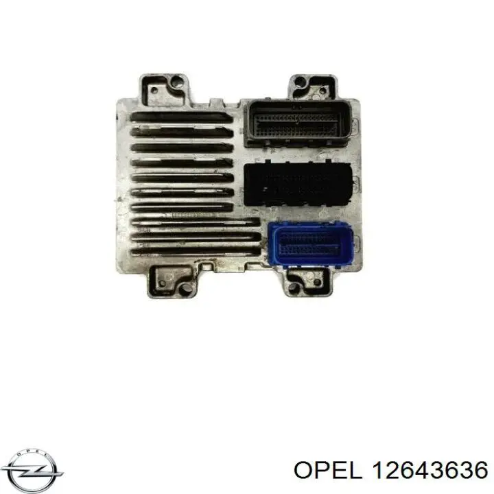 Блок управления двигателем 12643636 Opel