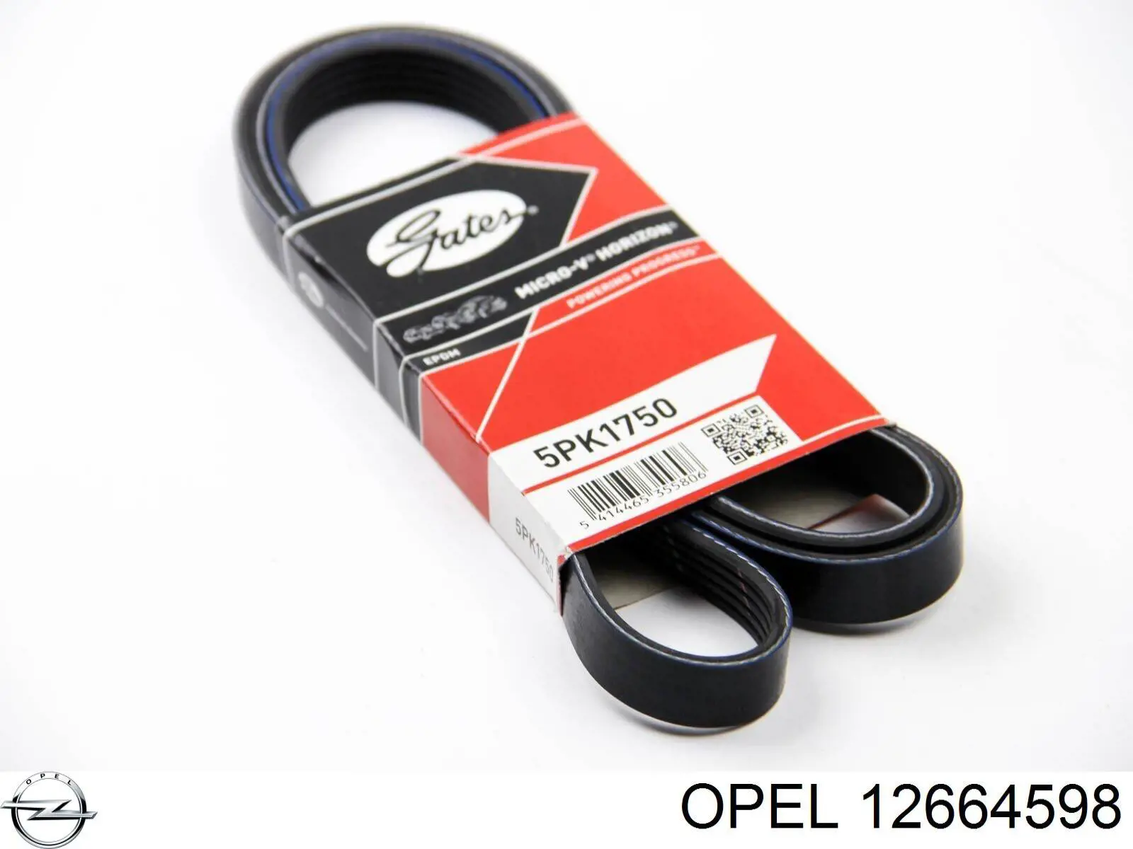 12664598 Opel Поликлиновый ремень