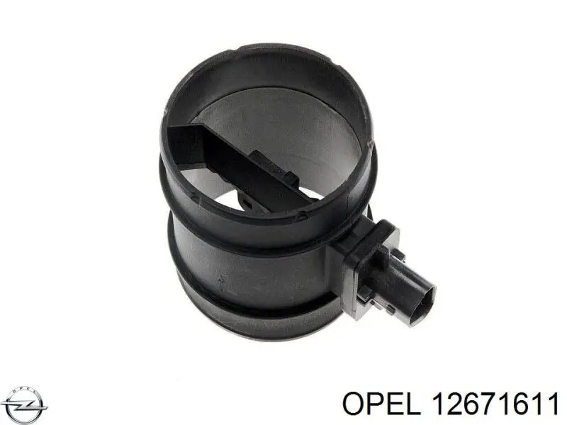 Sensor De Flujo De Aire/Medidor De Flujo (Flujo de Aire Masibo) 12671611 Opel