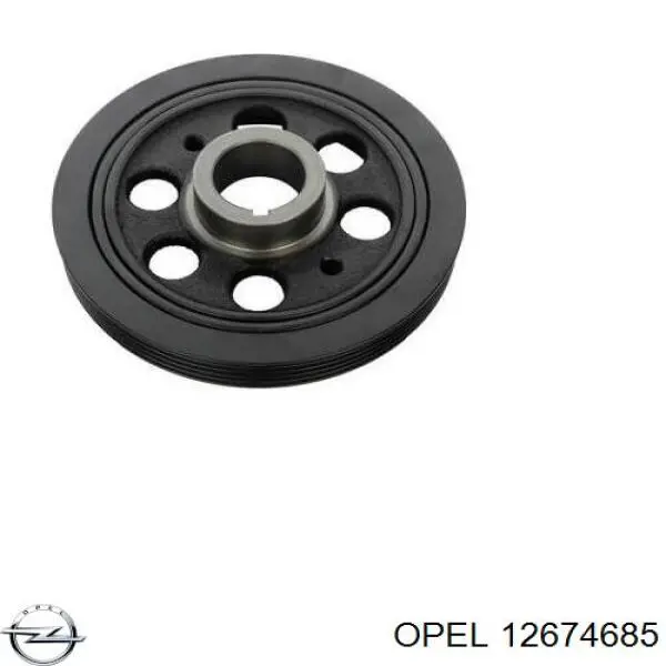 Купить 12674685 Opel Шкив-демпфер коленвала