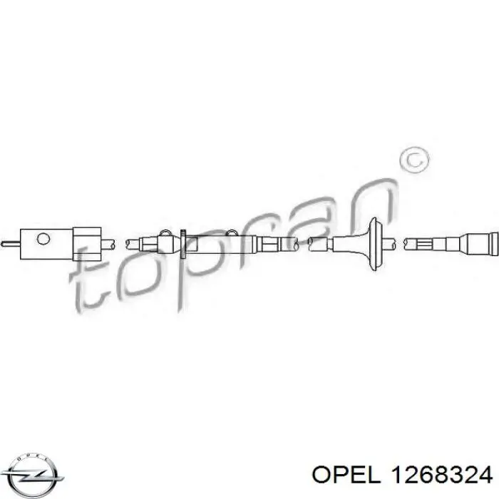Вал гибкий (спидометра) Opel Kadett D хэтчбек (1979 - 1984) цена, от 7.54 USD