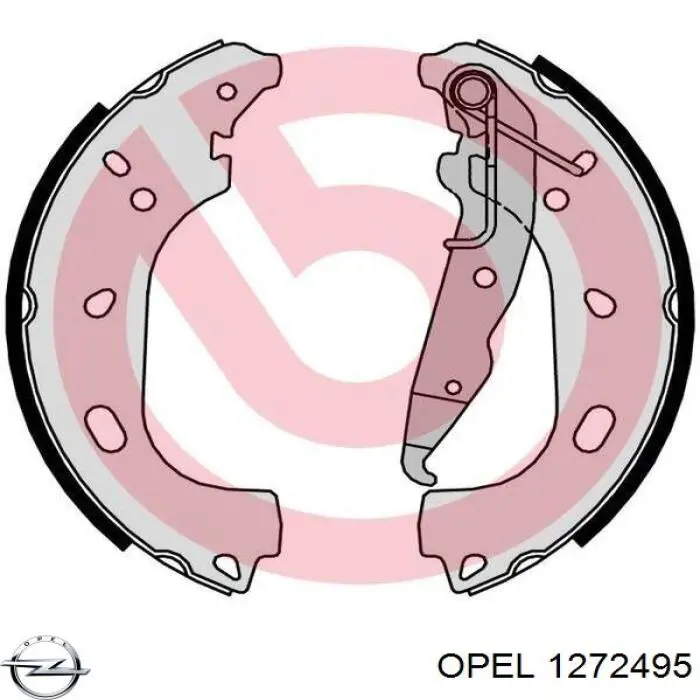 1272495 Opel braço de limpa-pára-brisas do pára-brisas