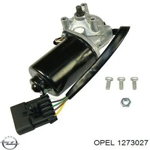 1273027 Opel мотор стеклоочистителя лобового стекла