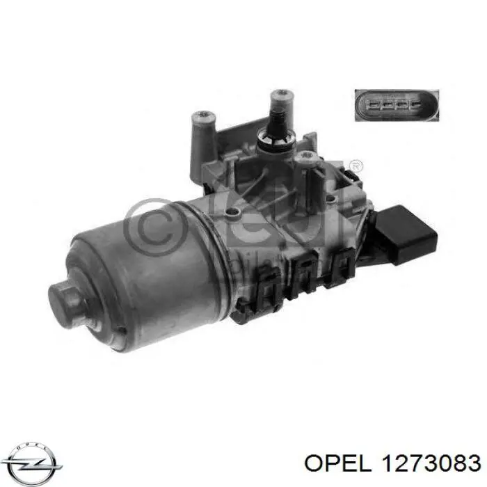 Мотор трапеции стеклоочистителя Opel 1273083 цена, от 54.98 USD