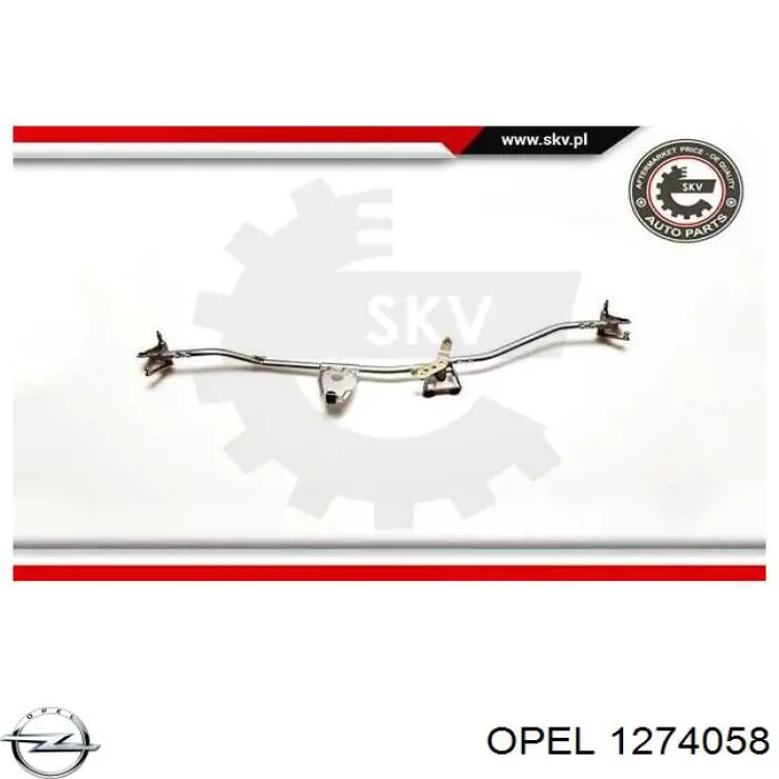 Трапеция щеток лобового стекла Opel 1274058 цена, от 62.40 USD