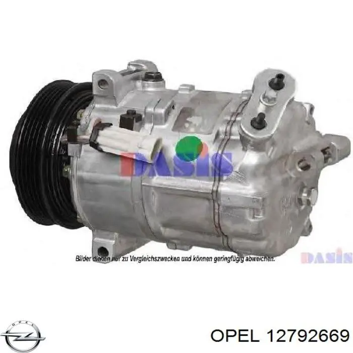 12792669 Opel compressor de aparelho de ar condicionado