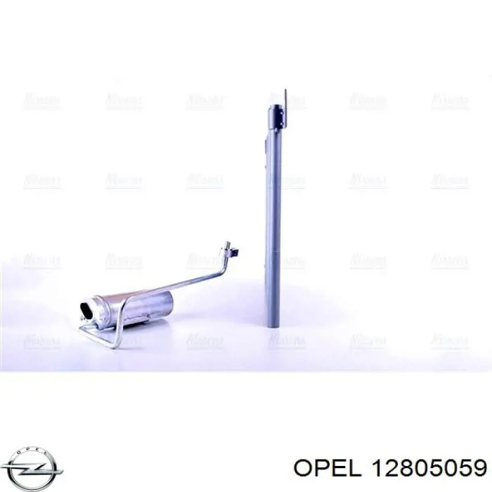 Радиатор кондиционера 12805059 Opel