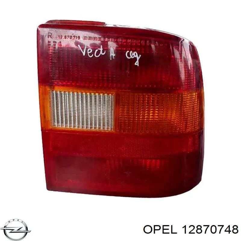 12870748 Opel lanterna traseira direita