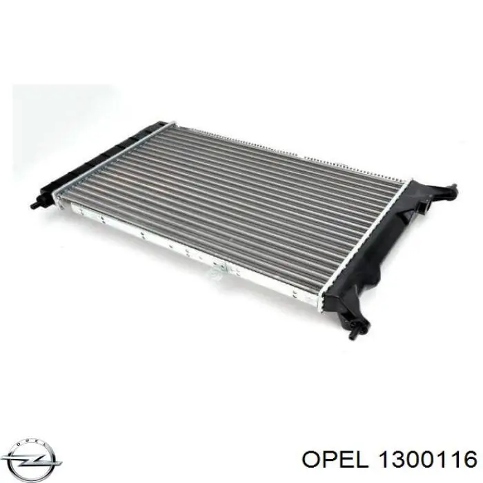 Купить 1300116 Opel Радиатор водяной