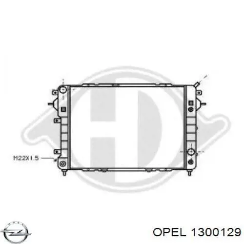 Радиатор охлаждения двигателя Opel 1300129 цена, от 126.71 USD