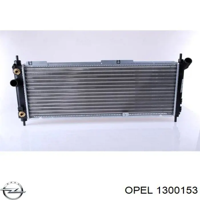 Радиатор охлаждения двигателя Opel 1300153 цена, от 59.28 USD