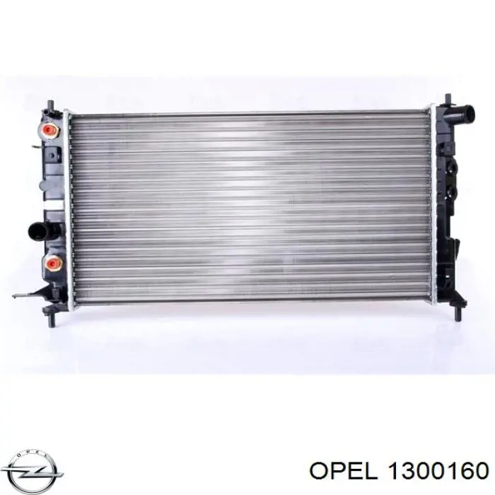 Купить 1300160 Opel Радиатор водяной