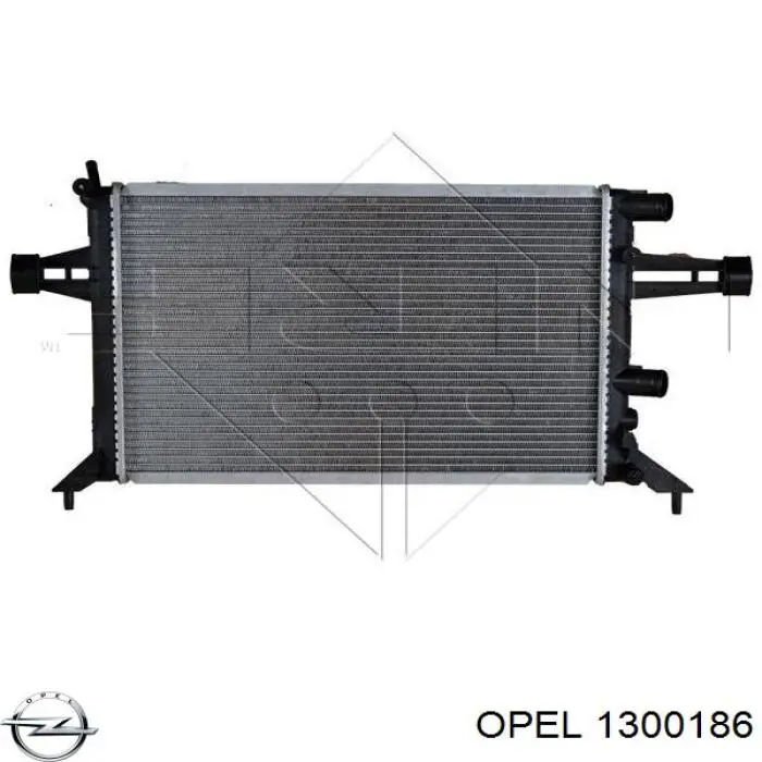 Радиатор 1300186 Opel