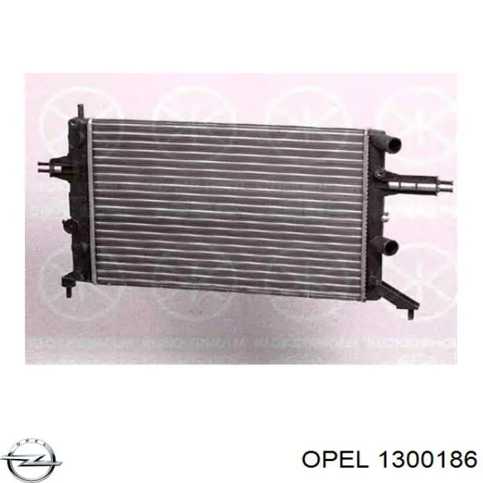1300186 Opel Радиатор основной