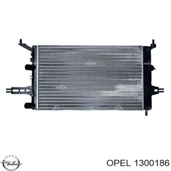 Радиатор охлаждения двигателя Opel 1300186 цена, от 49.18 USD
