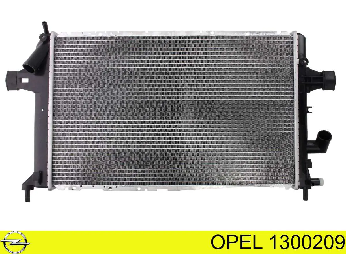 1300209 Opel radiador de esfriamento de motor