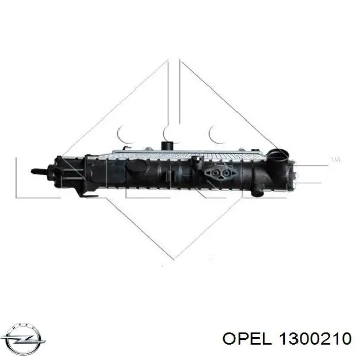 Купить 1300210 Opel Радиатор водяной
