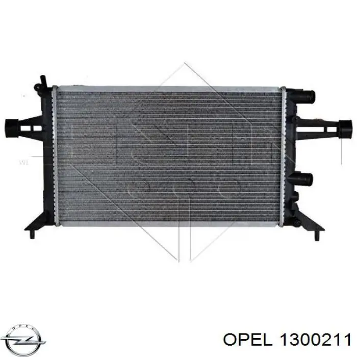 1300211 Opel Радиатор основной