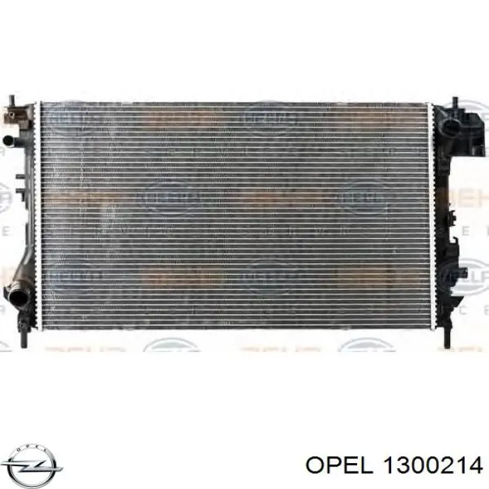 Радиатор 1300214 Opel