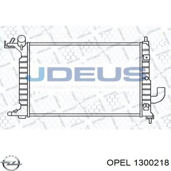 Купить 1300184 Opel Радиатор водяной