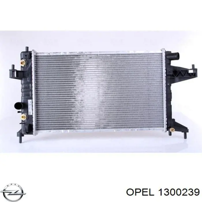 Радиатор охлаждения двигателя Opel 1300239 цена, от 106.81 USD