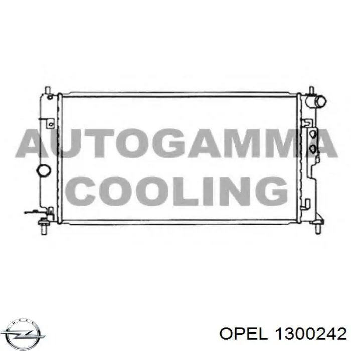 Радиатор охлаждения двигателя Opel 1300242 цена, от 49.41 USD