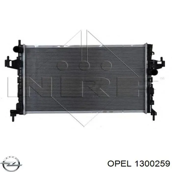 1300259 Opel радиатор