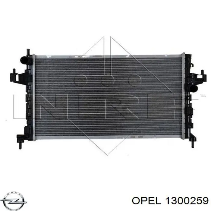 Радиатор охлаждения двигателя Opel 1300259 цена, от 50.73 USD