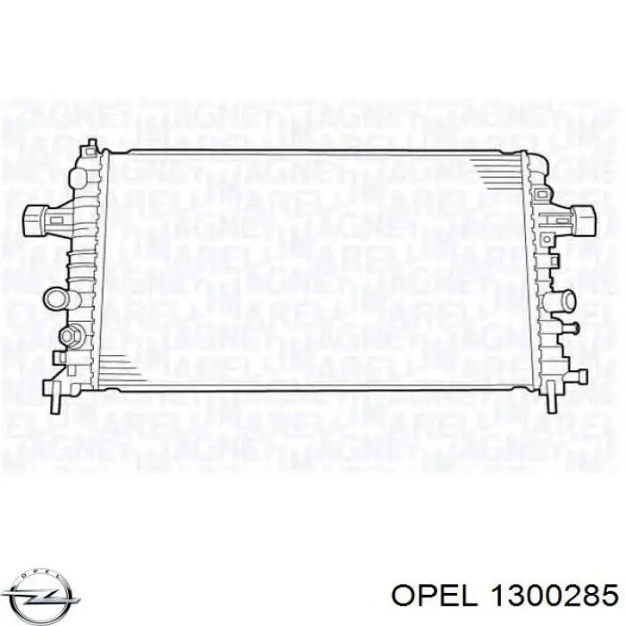 Радиатор охлаждения двигателя Opel 1300285 цена, от 79.07 USD
