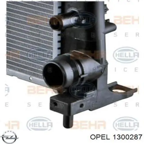 1300287 Opel радиатор