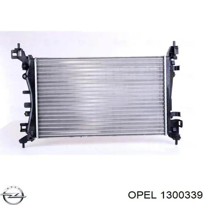 Радиатор охлаждения двигателя Opel 1300339 цена, от 83.40 USD