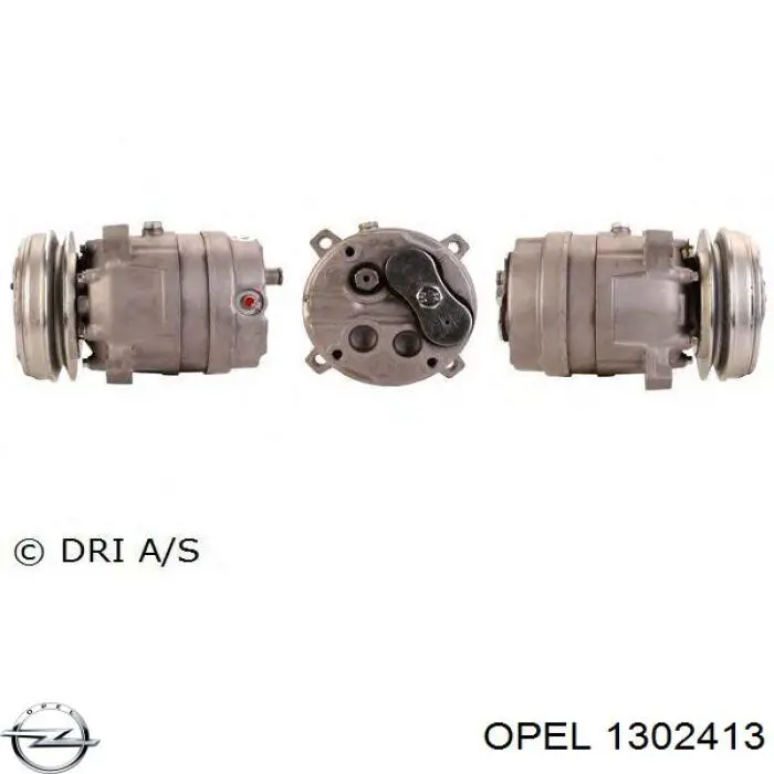Радиатор интеркуллера Opel 1302413